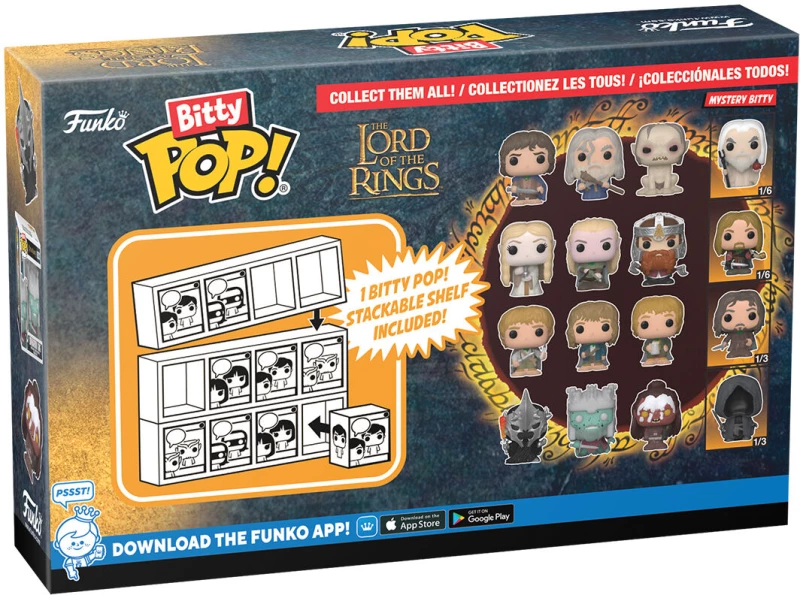 Blister 4 figures Bitty POP The Lord of the Rings Galadriel