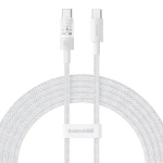 Baseus Gem USB C to USB C fast charging cable 2 m 100 W White