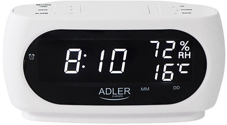 Alarm clock ADLER AD 1186 white