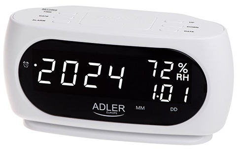 Alarm clock ADLER AD 1186 white