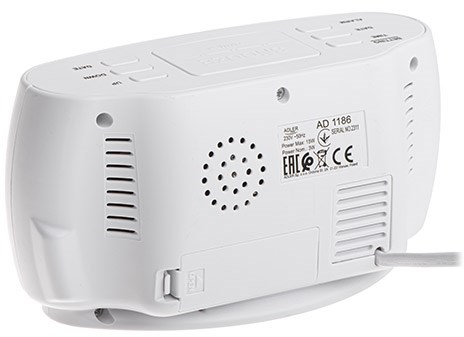 Alarm clock ADLER AD 1186 white