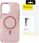 Wozinsky Glitter Case with Mag Safe for Samsung Galaxy S24 FE - Pink with Glitter
