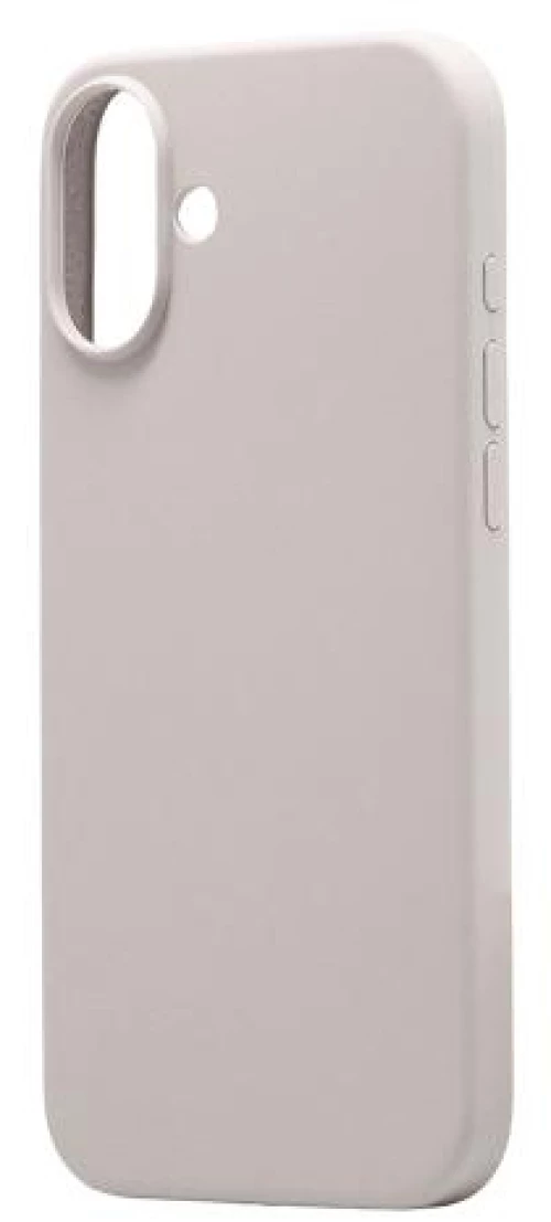 Θήκη Liquid Silicon inos Apple iPhone 16 Plus 5G Velvet Ανοιχτό Γκρι