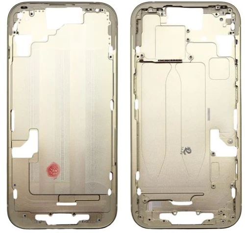 Μεσαίο Πλαίσιο Apple iPhone 15 Κίτρινο (OEM)