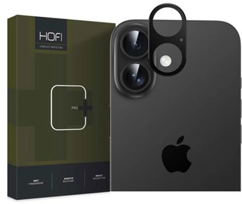 Μεταλλικό Προστατευτικό Κάλυμμα Κάμερας Hofi Alucam Pro+ Apple iPhone 16/ 16 Plus Μαύρο