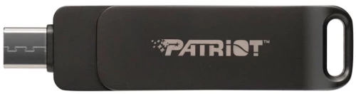 Flashdrive PATRIOT Rage R550 64GB 100 MB/S USB A+C Swivel Design (PE64GR550DSAD) Black