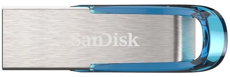 SanDisk Ultra Flair USB flash drive 128 GB USB Type-A 3.2 Gen 1 (3.1 Gen 1) Blue, Silver