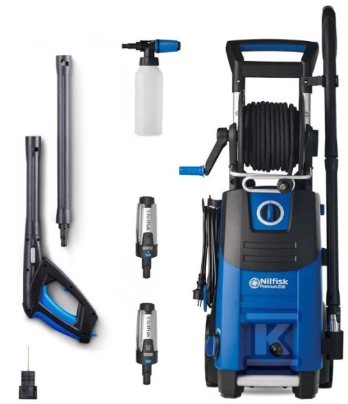 Nilfisk PREMIUM 200-15 EU pressure washer Upright Electric 650 l/h Blue, Black
