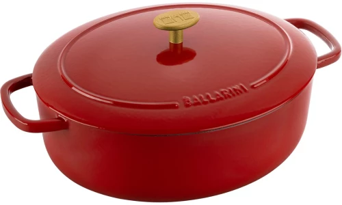 Ballarini Bellamonte Oval Cast Iron Casserole - 4.5 ltr, Red