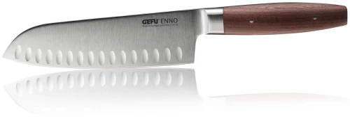 GEFU ENNO Santoku Knife with Grooves 18 cm