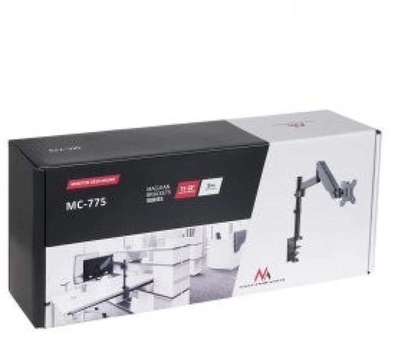 Maclean MC-775 monitor mount / stand 81.3 cm (32") Grey Desk