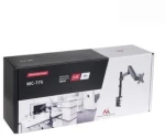 Maclean MC-775 monitor mount / stand 81.3 cm (32") Grey Desk