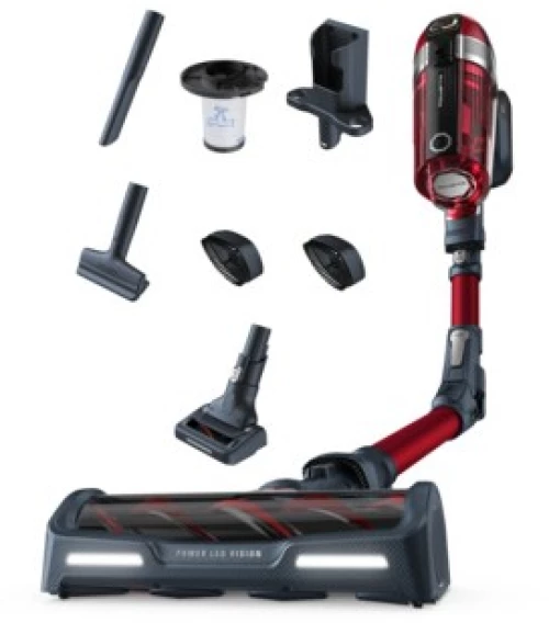 Tefal TY9879WO stick vacuum/electric broom Bagless 0.9 L Black, Red
