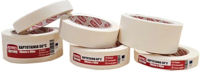 GTC ΧΑΡΤΟΤΑΙΝΙΑ ΛΕΥΚΗ 30mm*40m