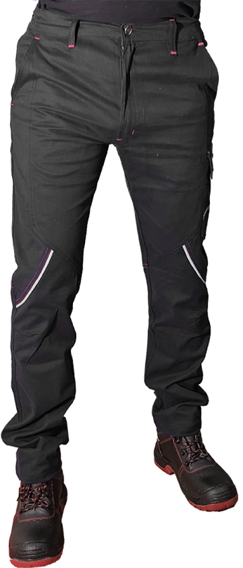GTC Παντελόνι Εργασίας Theseus Stretch με ελαστίνη Μαύρο No.XL