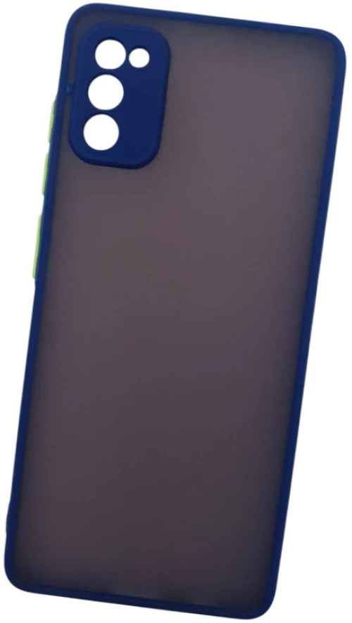 Naxius Case Rubber Frame Blue Samsung A41 Naxius