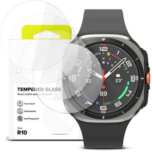 Ringke Tempered Glass 4-PACK Clear-Samsung Galaxy Watch Ultra (47mm)
