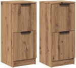 vidaXL Sideboards 2 τεμάχια Artisan Oak 30x30x70cm Κατασκευασμένο ξύλο
