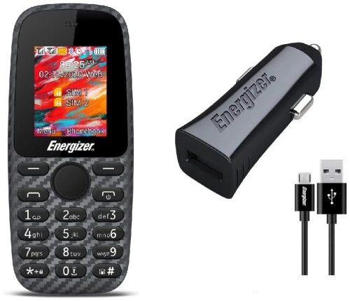 Energizer Energy E2 32MB/2GB Dual Sim 2G 1.77" και Δώρο Φορτιστής Αυτοκινήτου Energizer και Καλώδιο Micro USB