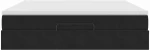 vidaXL Οθωμανικό κρεβάτι με στρώμα Μαύρο 160x200cm Velvet