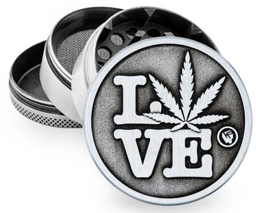 Grinder Τρίφτης «420 Love» 50mm - 4 Parts