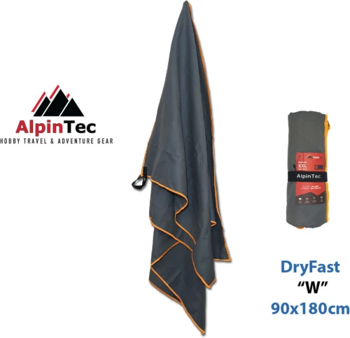Πετσέτα Dryfast W Microfiber AlpinTec Κωδ. WMSXXL-CG Γκρι