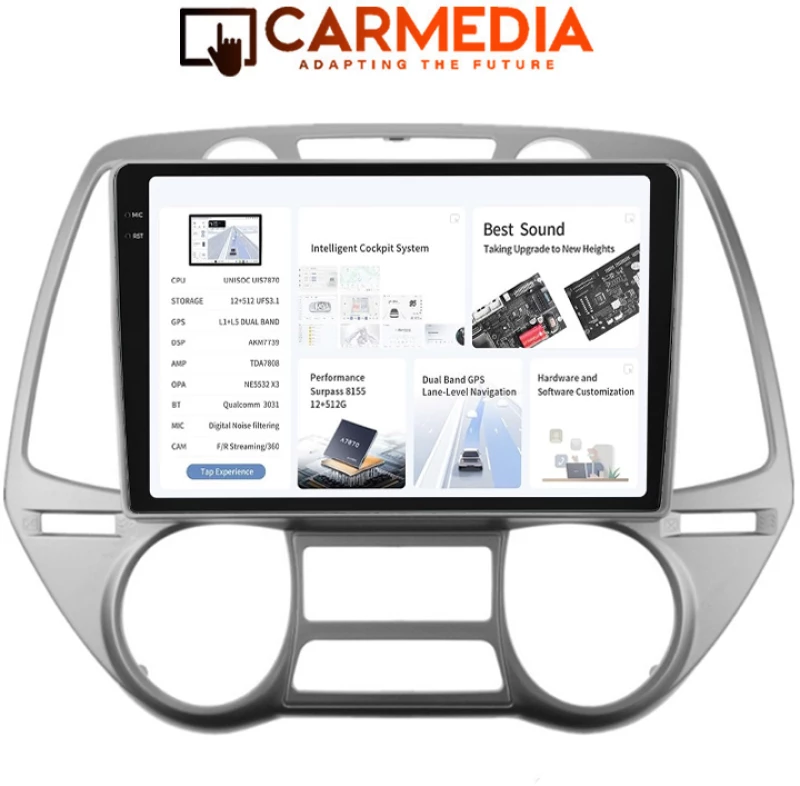 CARMEDIA CMDU4095-5 PRO PLUS TABLET 9.5'' OEM HYUNDAI i20 2008-2013 V3