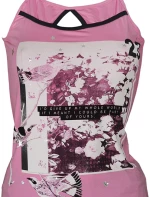 Babydoll Βαμβακερή Πυτζάμα Σορτς Ροζ SpringBirds