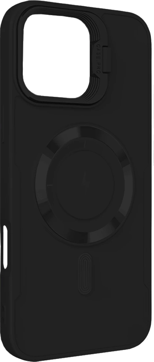 ObaStyle Creative Camera Stand Case για Apple iPhone 16 Pro Max - Μαύρο