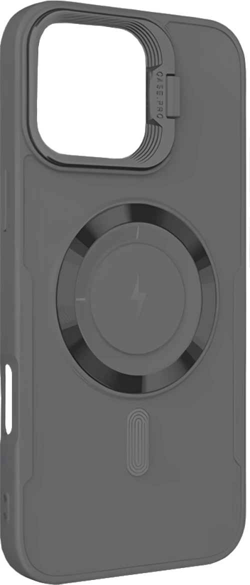 ObaStyle Creative Camera Stand Case για Apple iPhone 16 Pro - Γκρι