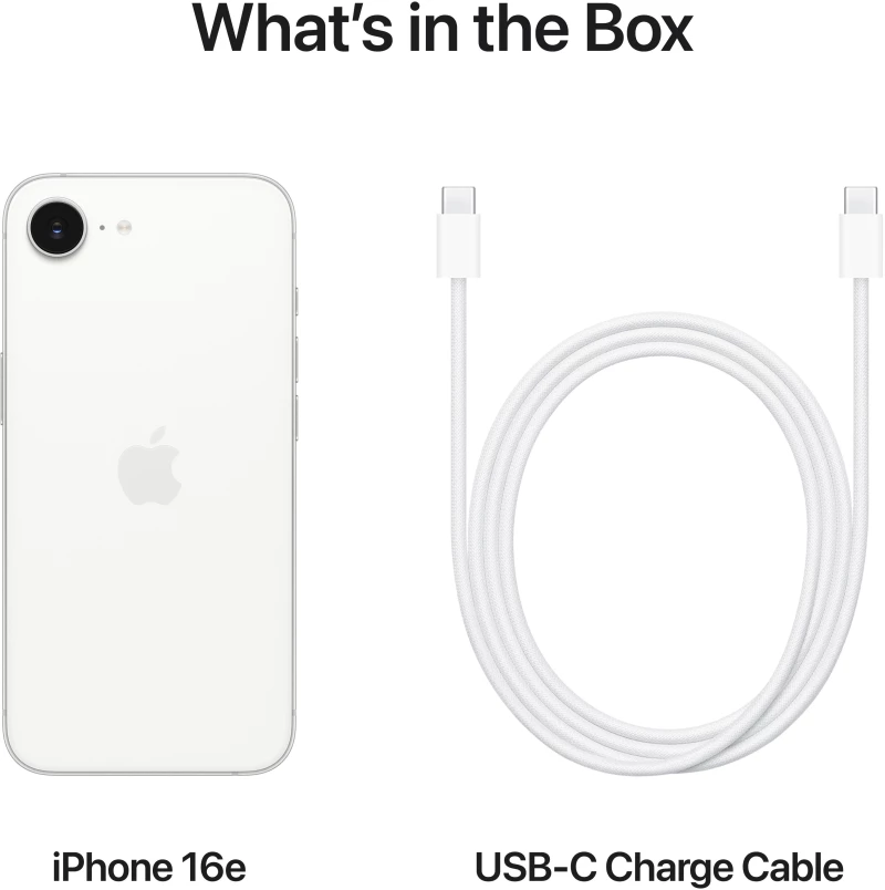 Apple iPhone 16e 512GB - White