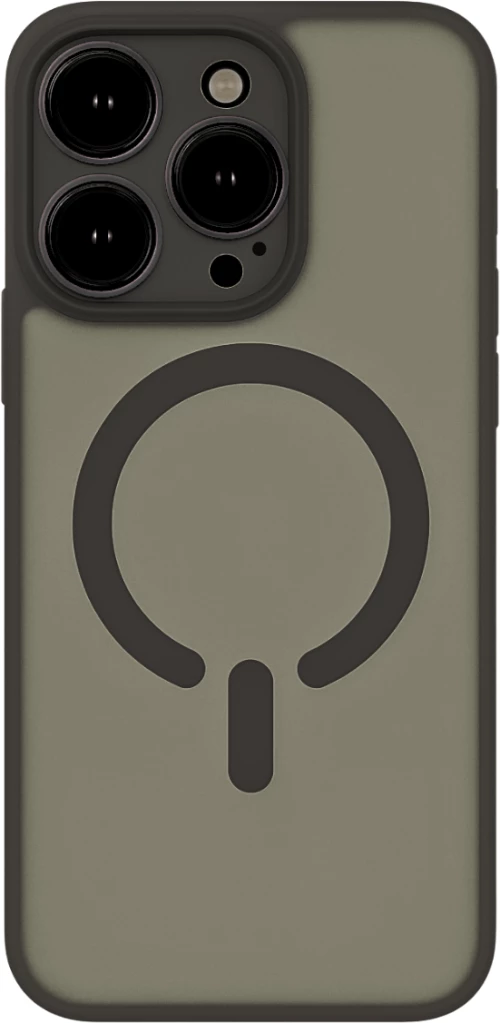 ObaStyle Semiclear Ματ Θήκη MagSafe για iPhone 14 Pro Max - Μαύρο