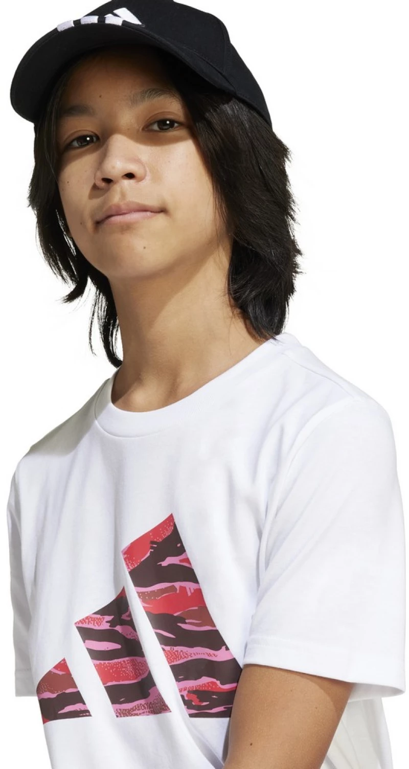 adidas J CAMO LOGO TEE JI6729 ADIDAS Λευκό