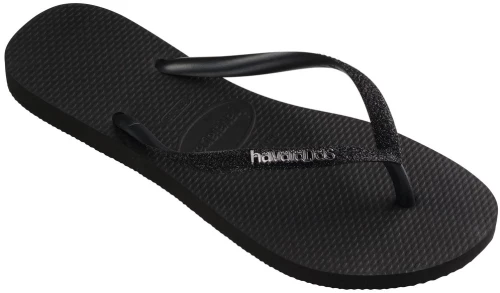 Havaianas SLIM GLITTER II 4146975-1069 HAVAIANAS Μαύρο