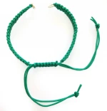 Kostibas 3839-032P, Για βραχιόλι, Σχοινί, Πράσινο, 12τμχ