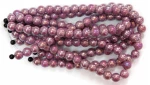 Kostibas 3894-312J, Χάντρες, Κεραμικό, Μωβ, 26τμχ
