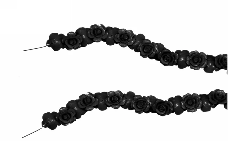 Kostibas 3827-001HM, Χάντρες, Γυαλί, Πλαστικό, Μαύρο, 50τμχ