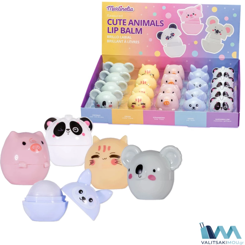 Martinelia 24156 Q, Cute Animals Lip Balm, Lip Balm Παιδικό