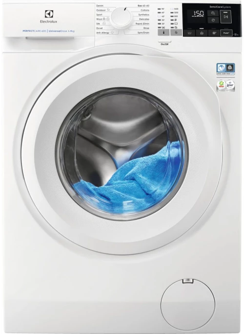 Electrolux EW6F449PWE Πλυντήριο Ρούχων 9kg, 1400 στροφές, Α, Ατμός