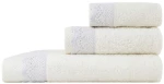 Πετσέτες Demur (Σετ 3τμχ) Off White Nima Σετ Πετσέτες 70x140cm 100% Βαμβάκι