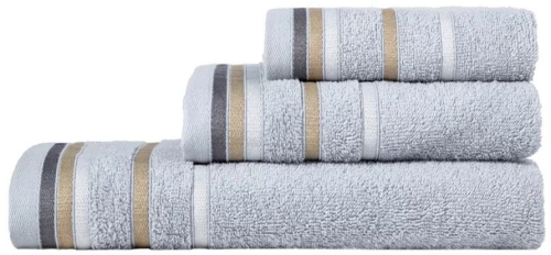 Πετσέτες Embrace (Σετ 3τμχ) Light Grey Nima Σετ Πετσέτες 70x140cm 100% Βαμβάκι
