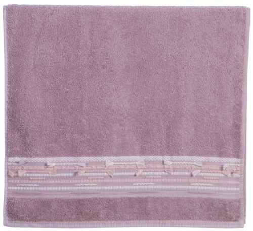 Πετσέτα Keylan Mauve Nef-Nef Homeware Σώματος 70x140cm 100% Βαμβάκι