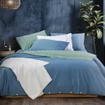 Σεντόνια Nau Wave Solid (Σετ 4τμχ) Blue Nautica King Size 280x270cm 100% Βαμβάκι