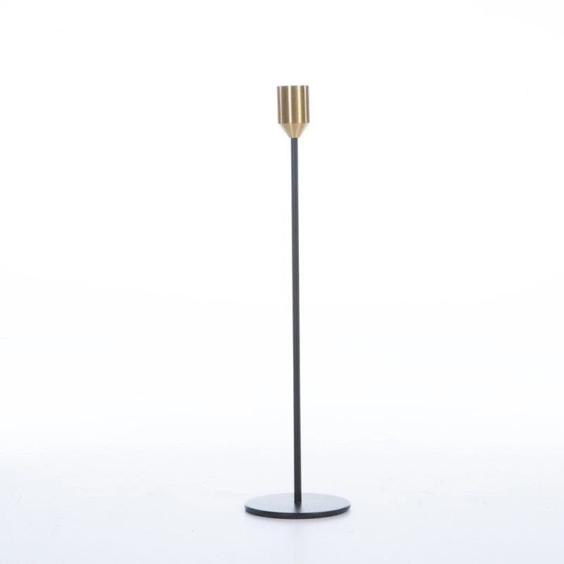 Κηροπήγιο Μεταλλικό Sesco 8Χ18,5 Black Nef-Nef Homeware Μέταλλο