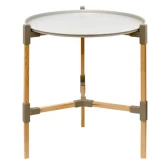 Τραπεζάκι Βοηθητικό 0243609 Φ46x53cm Beige
