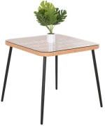Τραπέζι Κήπου Allegra HM5536.11 79,5x79,5x72,5cm Natural
