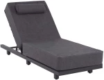 Ξαπλώστρα Με Μαξιλάρι Jessie HM10714.03 200x71x35,5-95cm Dark Grey