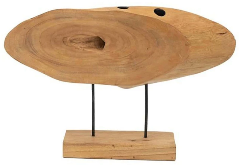 Διακοσμητικό Επιτραπέζιο 70637 14x14x21cm Natural Artekko Ξύλο