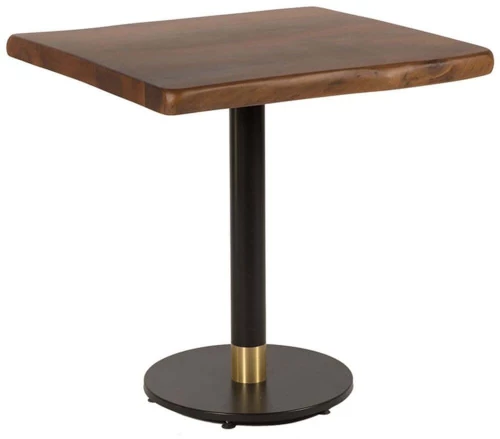 Τραπέζι 783-8015 75x75x77cm Walnut Ξύλο,Μέταλλο