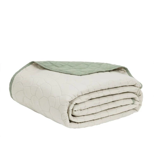 Κουβερλί Nala Wild Beige - Green Nima Μονό 160x240cm Microfiber